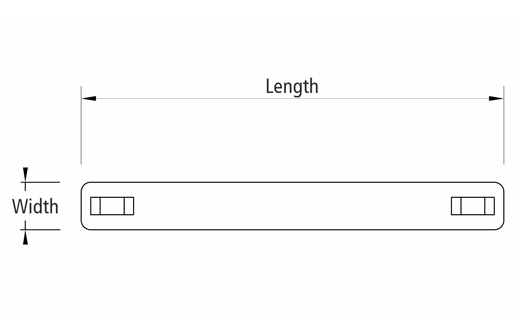 SS Cable Marker Tags drawing